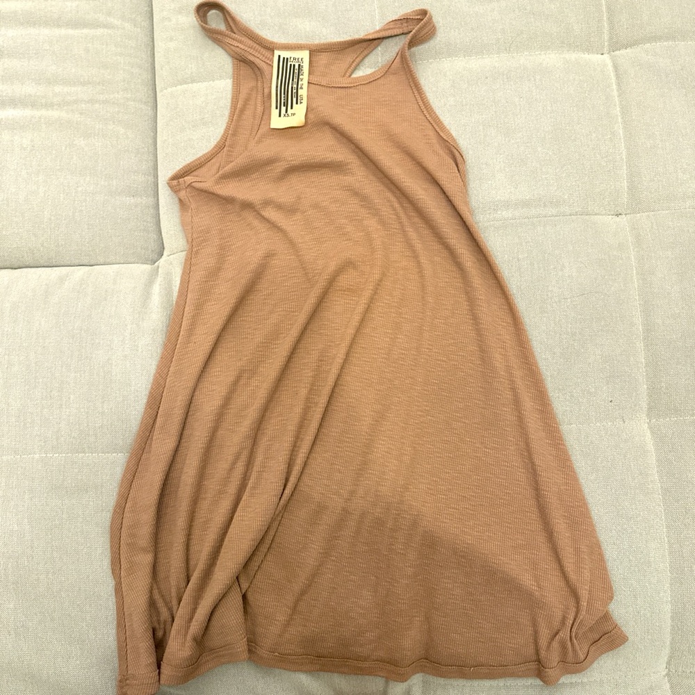 Free people racer back tank dress XS